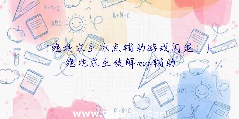 「绝地求生冰点辅助游戏闪退」|绝地求生破解mvp辅助